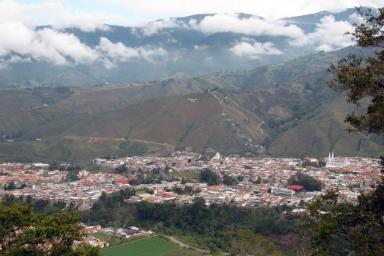 Vista de La Grita desde la Aldea de Tadea Estado Táchira