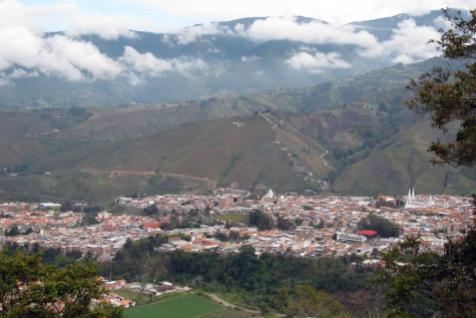 Vista de La Grita desde la Aldea de Tadea Estado Táchira